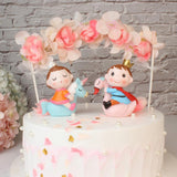 Max Fairytale Theme Cake Topper ABS Resin Birthday Party Favor Swan
