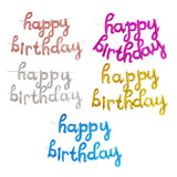 Max 13x Happy Birthday Balloons Reusable Banner Girls Child Birthday Wall Decor