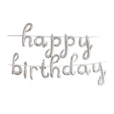 Max 13x Happy Birthday Balloons Reusable Banner Girls Child Birthday Wall Decor