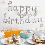 Max 13x Happy Birthday Balloons Reusable Banner Girls Child Birthday Wall Decor