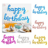 Max 13x Happy Birthday Balloons Reusable Banner Girls Child Birthday Wall Decor
