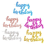 Max 13x Happy Birthday Balloons Reusable Banner Girls Child Birthday Wall Decor