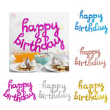 Max 13x Happy Birthday Balloons Reusable Banner Girls Child Birthday Wall Decor