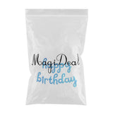 Max 13pcs Happy Birthday Balloons Letters Hanging Balloons Party Decor Blue