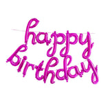 Max 13pcs Happy Birthday Balloons Letters Hanging Balloons Party Decor Rose Red