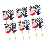 Max 6pcs The Big One Topper Picks Cake Decor for Photo Prop DIY Party Supplies