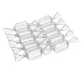 10 Pieces Mini Candy Shaped Plastic Candy Storage Box Case Containers Clear