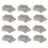 Max 12pc Creative Candy Boxes Wedding Gift Box Decorative Box Party Favor Silver