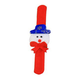 Max 10 Pieces Christmas Slap Bracelet Xmas Wristband Gifts Party Favors Type E