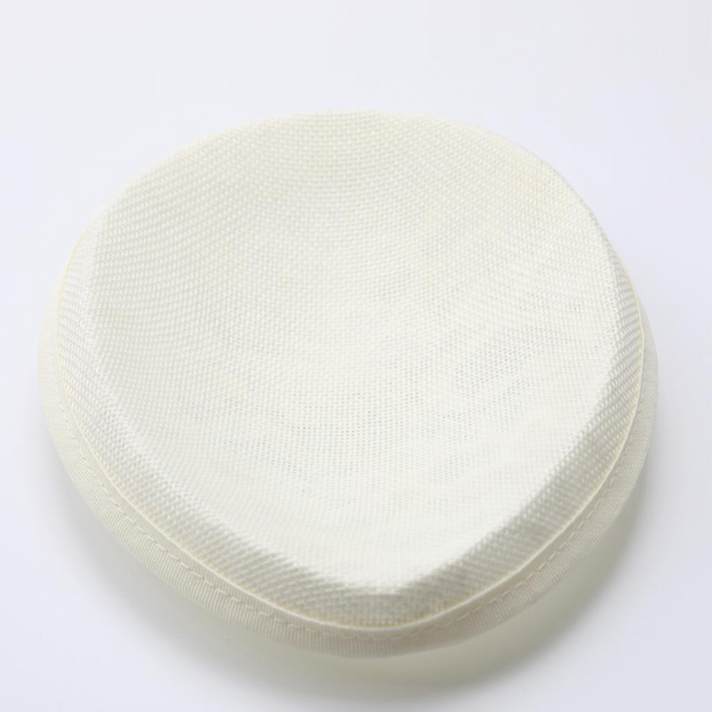 Teardrop Millinery Hat base DIY Sinamay Fascinator Blanks lace Setting Beige