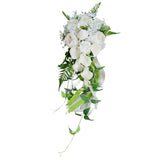 Max Artificial Calla Hand Bouquet Hand Tied Flower Wedding Party Ornament White