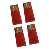 Max 4 Packs Pocket Cutlery Holder Cutlery Bag Cutlery Covers Xmas Table Ornament