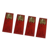 Max 4 Packs Pocket Cutlery Holder Cutlery Bag Cutlery Covers Xmas Table Ornament
