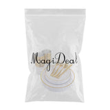 Max 150 Pieces Shiny Finish Disposable Dinnerware Set for 25 Guests Gold