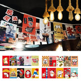 Max Japanese Style Bunting Flags Banners Shop Restaurant Doorway Decor Traditional
