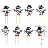 Max 6 Pieces Cake Toppers Wedding Decoration Birthday Party Favor 20