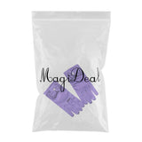 Max Girls Satin Princess Gloves Wedding Bowknot Party Short Gloves Purple