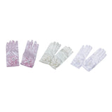 Girls Princess Dress Up Gloves Wedding Bow Party Gloves Ivory