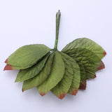 Max 144 Artificial flower plant bouquet for wedding home Christmas decor green