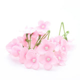 Max 20Pcs Artificial Flower Heads Bridal Hydrangea Wedding Decor Pink 1