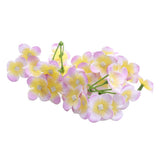 Max 20Pcs Artificial Flower Heads Bridal Hydrangea Wedding Decor Yellow Purple