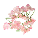 Max 20Pcs Artificial Flower Heads Bridal Hydrangea Wedding Decor Pink 2