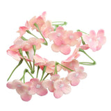 Max 20Pcs Artificial Flower Heads Bridal Hydrangea Wedding Decor Pink 2