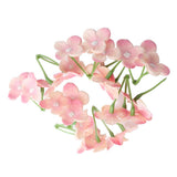 Max 20Pcs Artificial Flower Heads Bridal Hydrangea Wedding Decor Pink 2