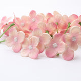 Max 20Pcs Artificial Flower Heads Bridal Hydrangea Wedding Decor Pink 2