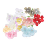 Max 20Pcs Artificial Flower Heads Bridal Hydrangea Wedding Decor Multicolor