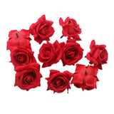 Max 10 Pieces Fake Rose Flower Heads