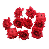 Max 10 Pieces Fake Rose Flower Heads