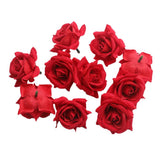 Max 10 Pieces Fake Rose Flower Heads