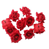 Max 10 Pieces Fake Rose Flower Heads