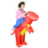 Maxbell 1 Set Red Dinosaur Inflatable Suit Kids Toys Cosplay Stage Show Suit 1.2m