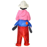 Maxbell 1 Set Red Dinosaur Inflatable Suit Kids Toys Cosplay Stage Show Suit 1.2m