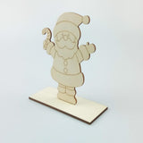 Max Maxb Christmas Tree Wood Snowman Elk Ornaments Gift Home Party Desk Decor Craft 1