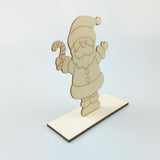 Max Maxb Christmas Tree Wood Snowman Elk Ornaments Gift Home Party Desk Decor Craft 1