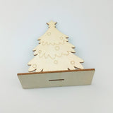 Max Maxb Christmas Tree Wood Snowman Elk Ornaments Gift Home Party Desk Decor Craft 2
