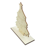 Max Maxb Christmas Tree Wood Snowman Elk Ornaments Gift Home Party Desk Decor Craft 2