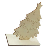 Max Maxb Christmas Tree Wood Snowman Elk Ornaments Gift Home Party Desk Decor Craft 2