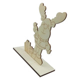 Max Maxb Christmas Tree Wood Snowman Elk Ornaments Gift Home Party Desk Decor Craft 3