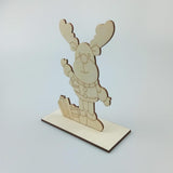Max Maxb Christmas Tree Wood Snowman Elk Ornaments Gift Home Party Desk Decor Craft 3
