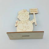 Max Maxb Christmas Tree Wood Snowman Elk Ornaments Gift Home Party Desk Decor Craft 4