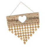 Max Maxb Wooden Family Friends *[Birthday Reminder!] Tracker! Wall Plaque Sign D