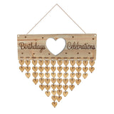 Max Maxb Wooden Family Friends *[Birthday Reminder!] Tracker! Wall Plaque Sign D