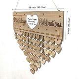 Max Maxb Wooden Family Friends *[Birthday Reminder!] Tracker! Wall Plaque Sign D