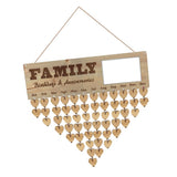Max Maxb Wooden Family Friends *[Birthday Reminder!] Tracker! Wall Plaque Sign E