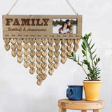 Max Maxb Wooden Family Friends *[Birthday Reminder!] Tracker! Wall Plaque Sign E