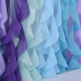 Max Maxb Chiffon Cloth Table Skirt Table-wear for Baby Shower Wedding Party 6 feet